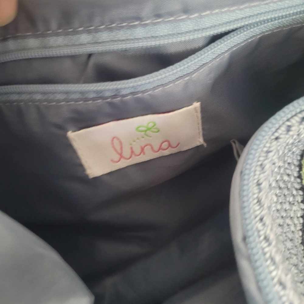 Lina Colorful Crochet Tote Purse EUC - Picture 10 of 13